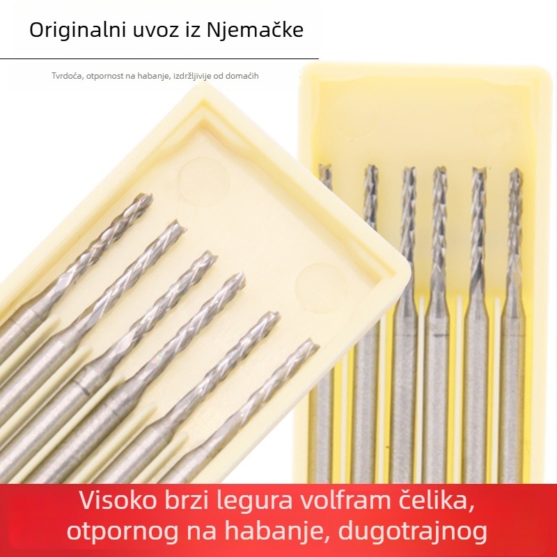 Električna visoko brzinska gravirajuća freza od wolfram čelika za mikro drvorezbu
