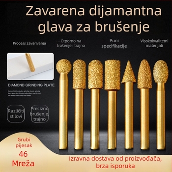 Deli Tools 610 Dijamantni bušač za kamen i metal – Dijamantni materijal, neprilagodljiv