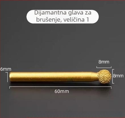 Deli Tools 610 Dijamantni bušač za kamen i metal – Dijamantni materijal, neprilagodljiv