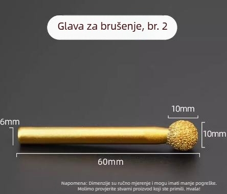 Deli Tools 610 Dijamantni bušač za kamen i metal – Dijamantni materijal, neprilagodljiv