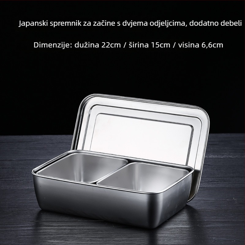 Akrilna kutija za začine s žličicom — prozirno skladištenje čvrstih začina, moderan jednostavan stil, vrhunska kvaliteta
