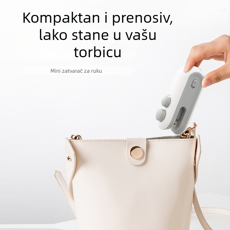 Mini USB zatvarački klip za kućnu uporabu, prijenosni otporan na vlagu zatvarač za plastične vrećice
