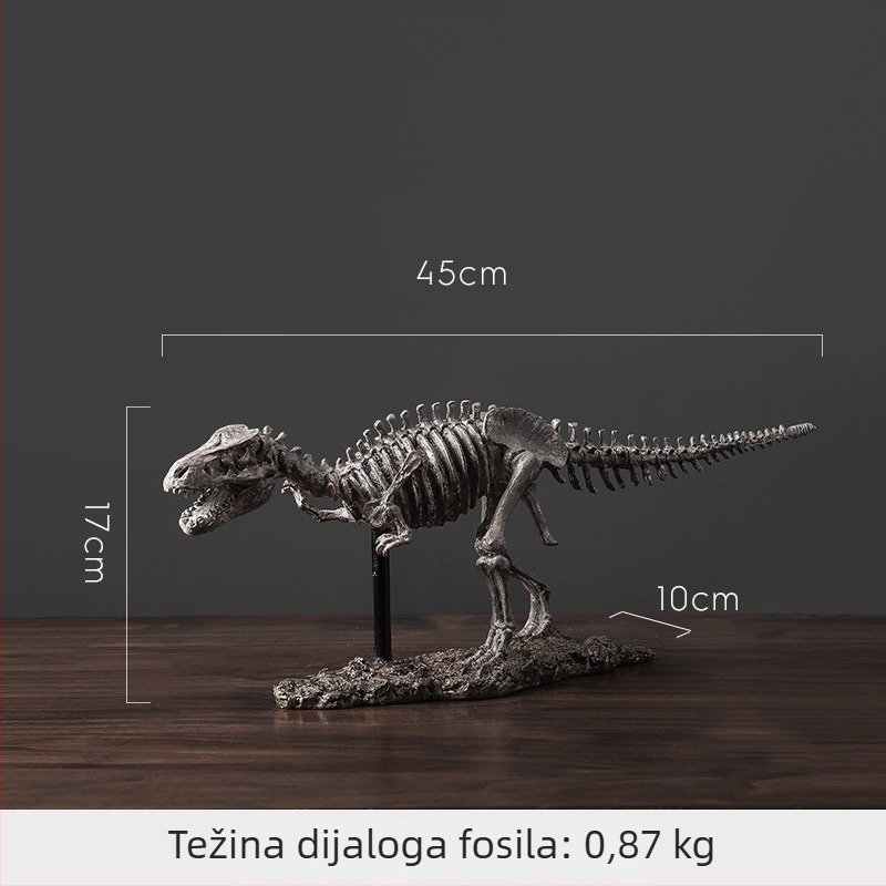 mt Ukras od smole sa skeletom dinosaura – personalizirano, kartonsko pakiranje