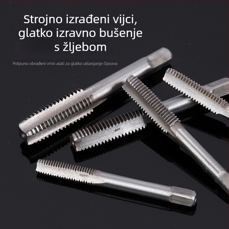 Treba mi pojašnjenje: želite li koristiti uobičajene tehničke termine za svaki jezik (češće s engleskim posuđenicama poput tap, die, hand wrench) ili potpuno lokalizirane prijevode za svaki jezik?