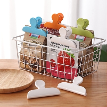 SJIAYP Zatvarač za vrećice s hranom, 4 kom., plastična, japanski stil, otporna na vlagu, prilagođeno logo i privatna etiketa