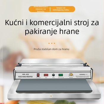 Nerđajući čelični ručni stroj za brtvljenje pakiranja za kutije i zdjele – kućna i tvornička upotreba