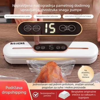 Stroj za vakuumsko pakiranje hrane – automatski, 90W, 110-220V, ABS kućište