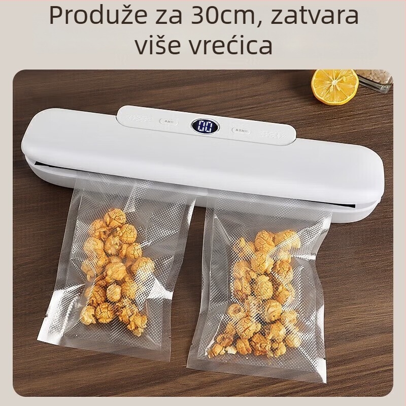Stroj za vakuumsko pakiranje hrane – automatski, 90W, 110-220V, ABS kućište
