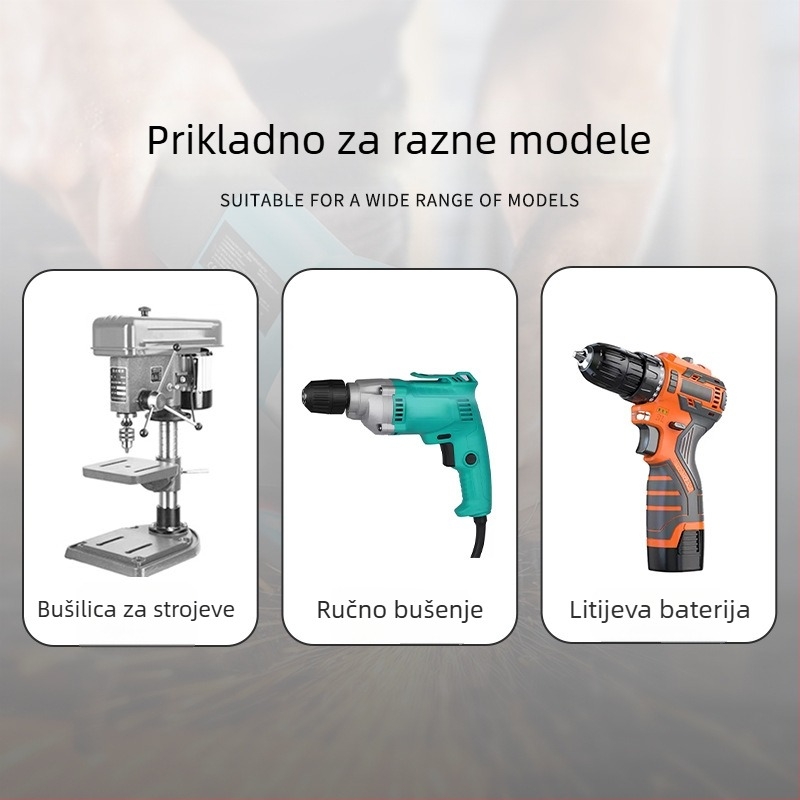 Han Ax 4241 Pagoda bušilica od visokou brzina čelika, stupčasti vrt, šesterokutni trn, konusna, za nehrđajući čelik
