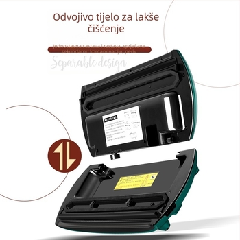 Kućni vakuumski aparat za pakiranje hrane, unaprijeđeni veliki motor, mokro i suho korištenje, ručna kontrola