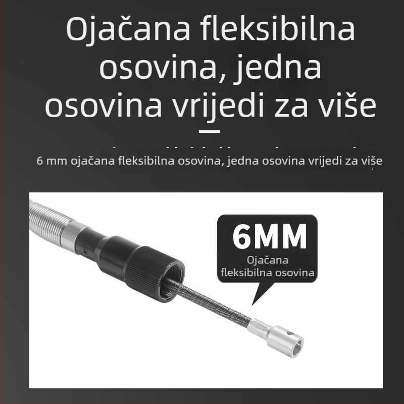 Višenamjenska viseća brusilica 980W, stroj za graviranje nefrita i kamena, za obradu drva i metala, s fleksibilnim osovinom za poliranje