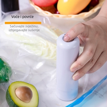 Vakuumska zapremljivač naprava, ručna, punjiva, model SL-01, kapacitet <500 ml, snaga 5W, napon 5V, materijal plastika
