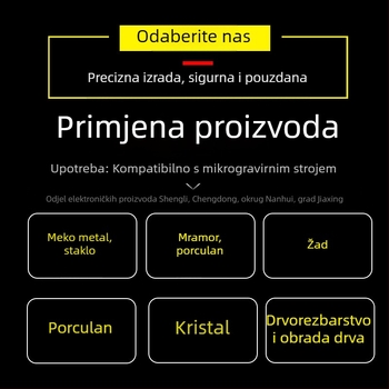 Glava igle za graviranje od wolframovog čelika za električno graviranje — dodatna oprema za stroj za graviranje
