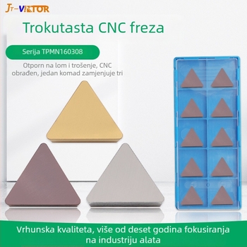 JT-VIKTOR TPMN160308 Srednje trokutasti CNC umetak – oštrica od metalno-keramičkog legura – NC alat za čelik i nehrđajući čelik
