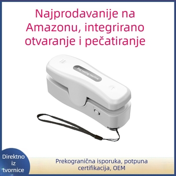 USB-C zatvarački klips, prijenosni ručni zatvarač za grickalice, mogućnost tiskanja logotipa