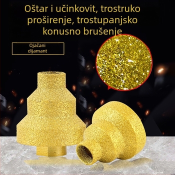 Dijamantni pagodni višenamjenski bušilica za otvaranje rupa, za kvarc, mramor i kamen te za obradu rubova keramičkih pločica