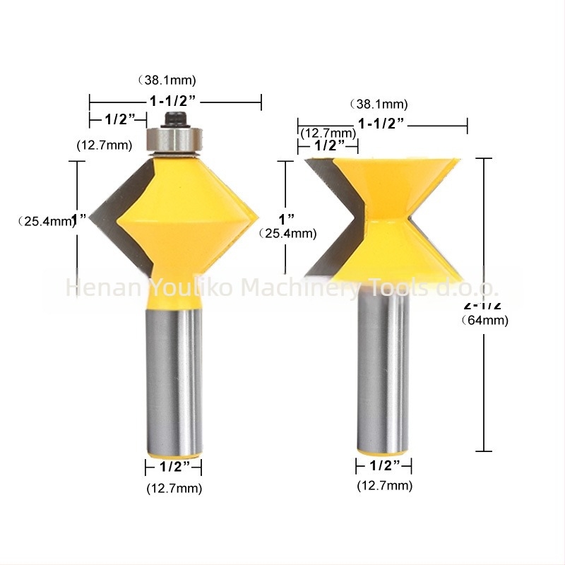 Youlike alat za obradu drveta – mortise spoj 90°, spajanje ploča, visoke kvalitete