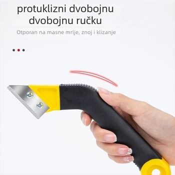Xinze alat za fuge s gumiranom ručkom, kanali rezivač i nož za cement