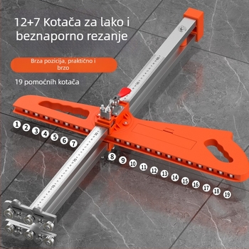 Cassilo Rezač za gips-kartonske ploče — ručni pogon, visoka preciznost, prijenosno, sklopivo