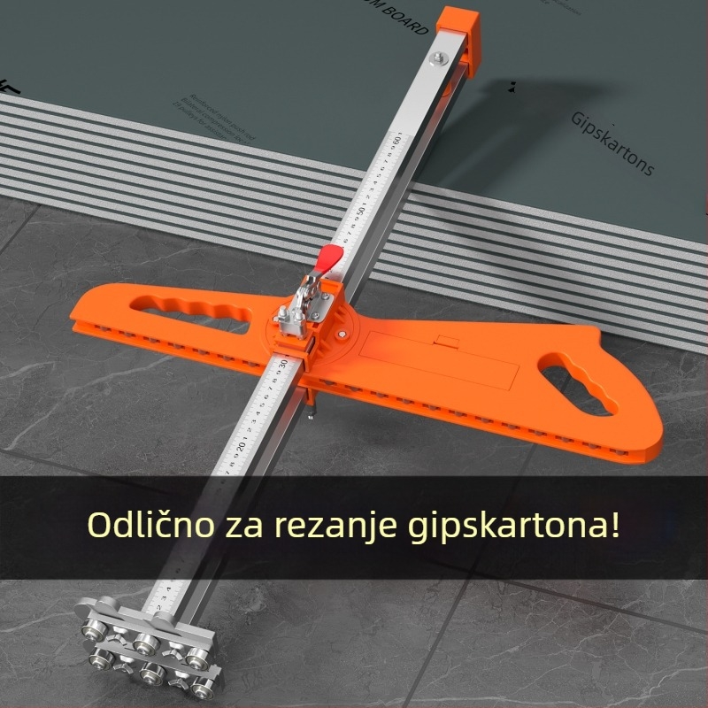Cassilo Rezač za gips-kartonske ploče — ručni pogon, visoka preciznost, prijenosno, sklopivo