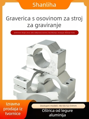 Pribor za stroj za graviranje - držač vretena motora, držač motora, držač vretena