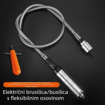 Pribor za električnu bušilicu: mekan osovinski držač, univerzalni čahur za bušilicu, produžni nastavak, alat za čišćenje spojeva pločica