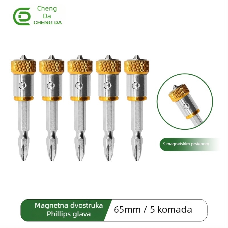 S2 magnetni križni odvijač s magnetskim prstenom, protuklizni dizajn, 20 g