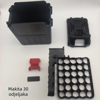 Makita 30-ćelijska Li-ion baterijska kutija, PP plastično kućište za pakete baterija za alate