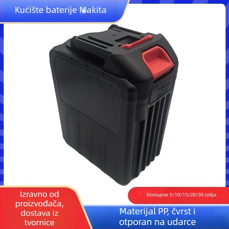 Makita 30-ćelijska Li-ion baterijska kutija, PP plastično kućište za pakete baterija za alate