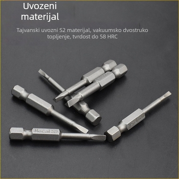 Trokutasti odvijački bit | S2 alatni čelik, Necal/NIGO, TA18-46