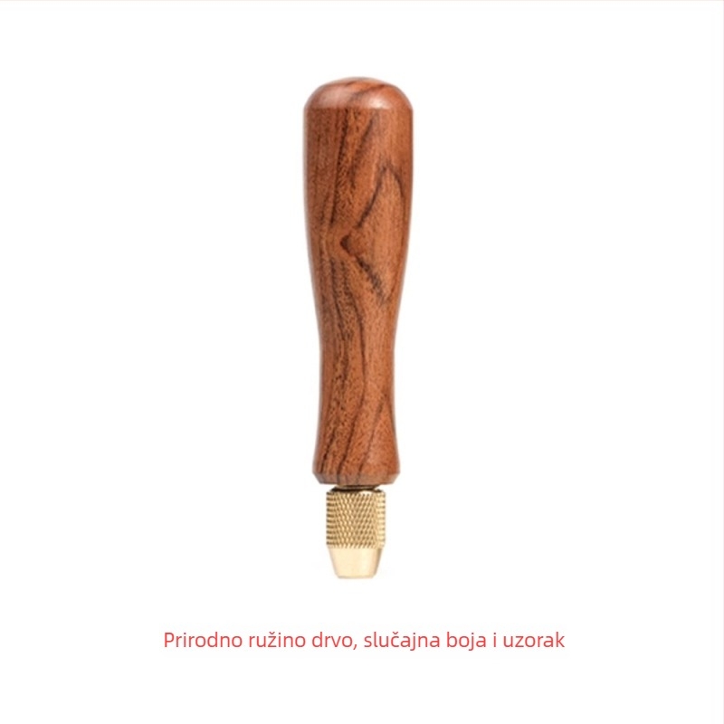 MOKIN Dijamantni fajl s drškom od čvrstog drveta Sour Branch Wood, titanijskim premazom, dvostruki rez za stolariju