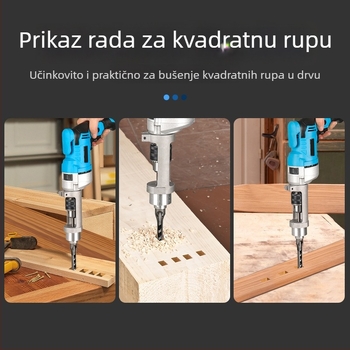 Prilagođeni držač bušilice s kvadratnim otvorom za električne bušilice – radni stalak za drvo