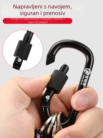 Kljucni privjesak za bitove s brzim spojem, 1/4 hex adapter, konverzijska šipka od aluminijske legure