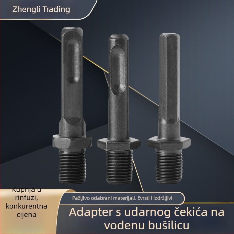 Adapter za pretvorbu bušilice-udarne u bušilicu sa spojnim štapom