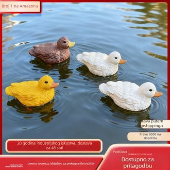 Plutajuća ukrasna patka za vrt i ribnjak – PE materijal, kineski stil, dekor vodnog pejzaža