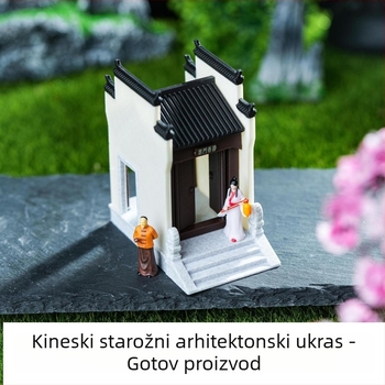 Arhitektonski mini krajinski model, Suzhou stil Jiangnan vodnog grada, korejskog stila (Materijal: plastika • Obrada: 140604206 • Poklon za reklamu)
