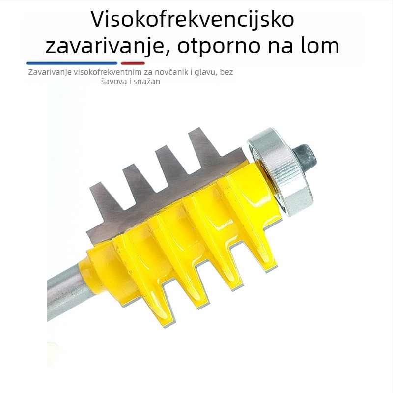 8-zubna T-tip freza za drvo – freza za spajanje ploča i graviranje