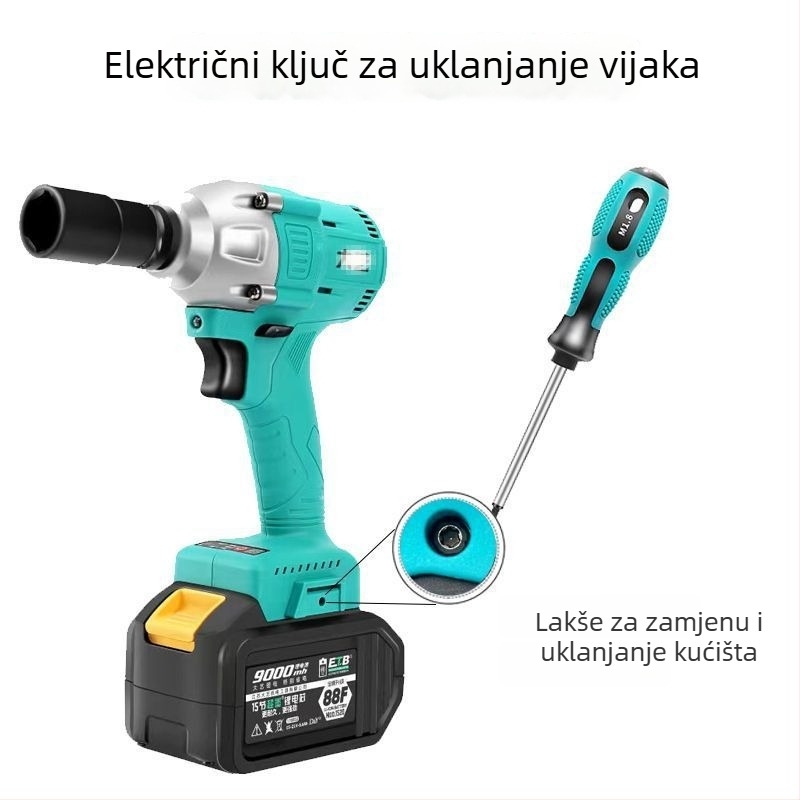 Električni ključ Jingfan, magnetski, izolirani, karbonska čelika, 0.1 kg