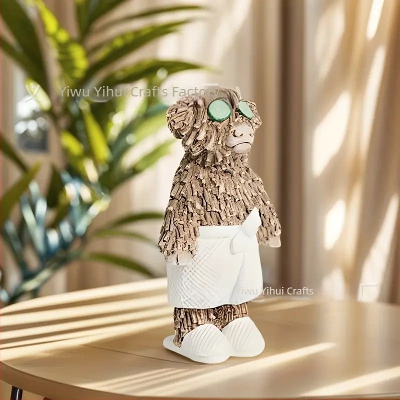 Smolna figura krave za vrt – pastoralni stil (Materijal: smola; Marka: Huiyin; Kategorija: smole rukotvorine)