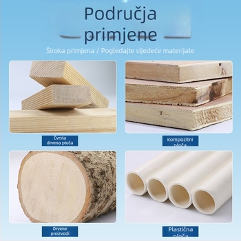 Fuxin Fx360 končna freza – tanka okrugla donja freza za obradu drveta, za freziranje i graviranje (Šifra F1)