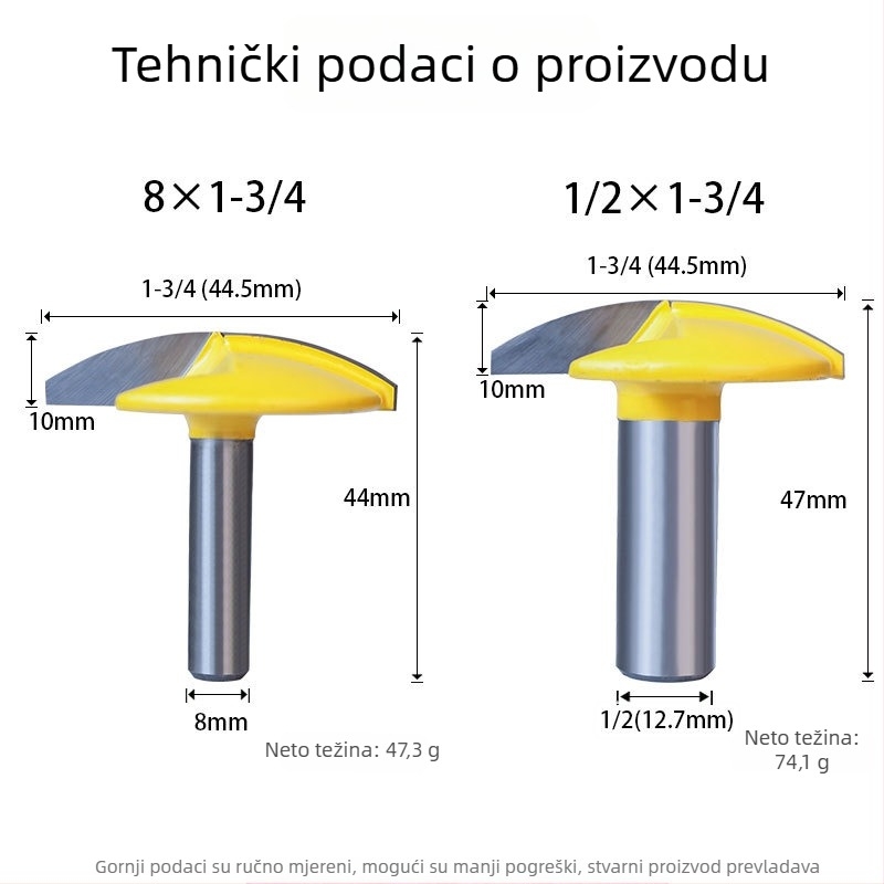 Fuxin Fx360 končna freza – tanka okrugla donja freza za obradu drveta, za freziranje i graviranje (Šifra F1)