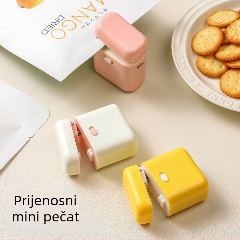 Mini uređaj za brtvljenje vrećica – toplinska brtvljenje, za kućnu upotrebu, 53 g, lansiran 2024.