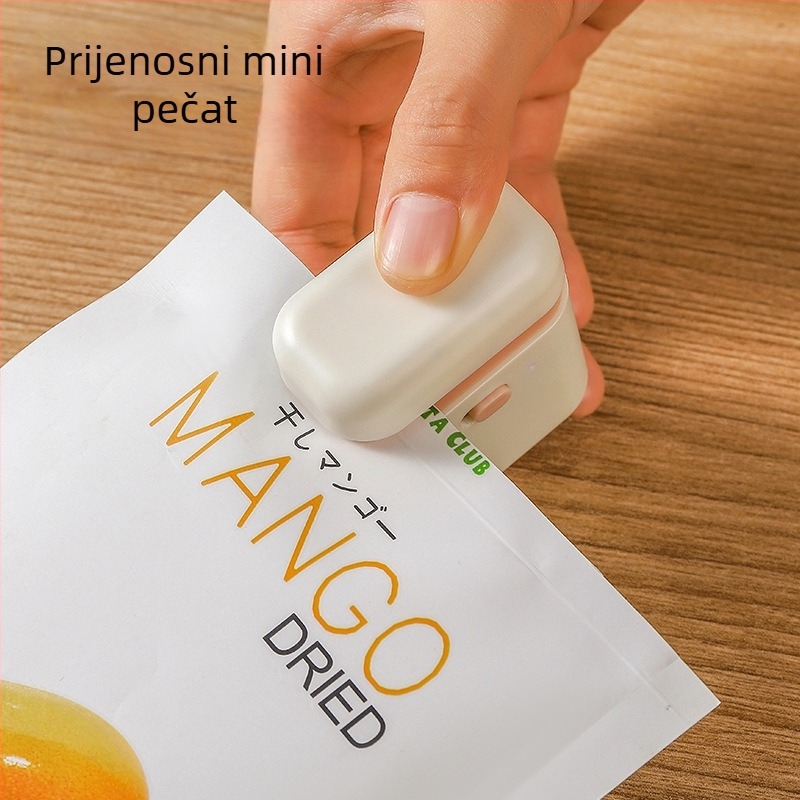 Mini uređaj za brtvljenje vrećica – toplinska brtvljenje, za kućnu upotrebu, 53 g, lansiran 2024.