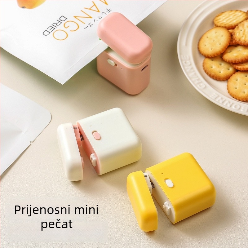 Mini uređaj za brtvljenje vrećica – toplinska brtvljenje, za kućnu upotrebu, 53 g, lansiran 2024.