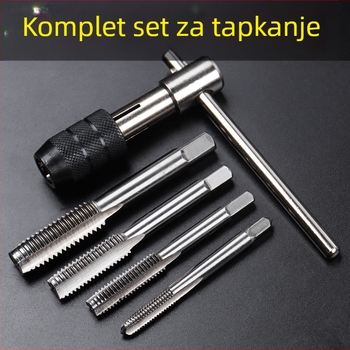 Maibu petdijelni set od visokoučinkovitog čelika za navrtavanje i rezanje navoja (679) za slomljene vijake