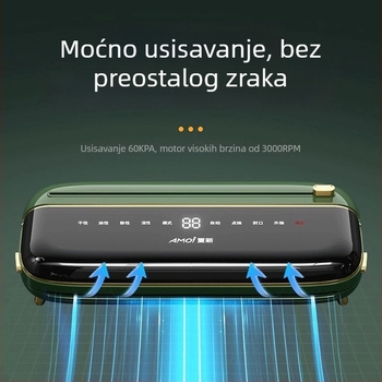 Stroj za vakuumsko pakiranje hp-a06, 120W, 220V, 500-1000ml, 1.35kg, potpuno automatski