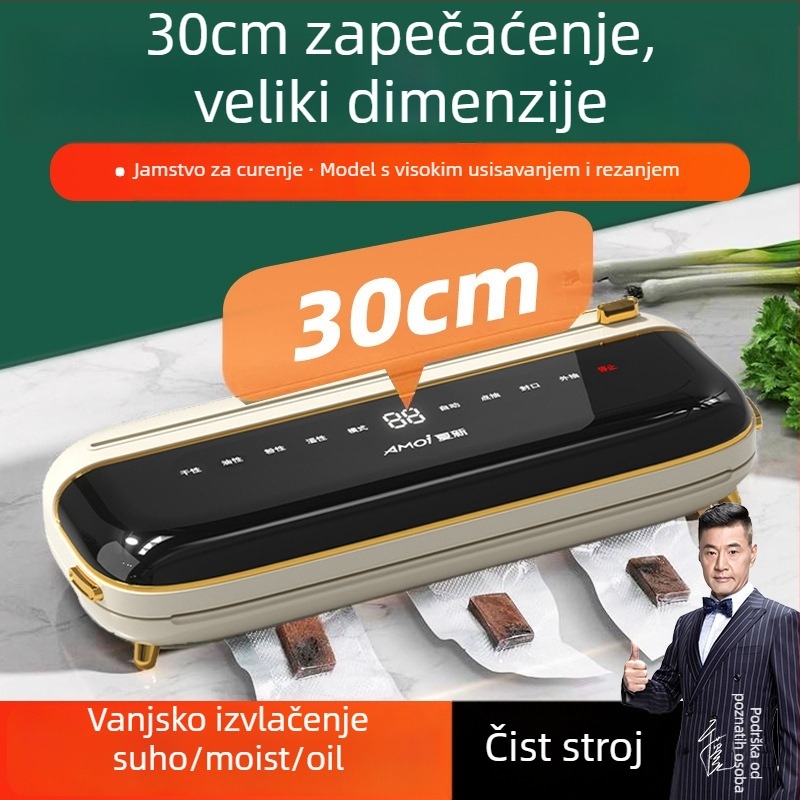 Stroj za vakuumsko pakiranje hp-a06, 120W, 220V, 500-1000ml, 1.35kg, potpuno automatski