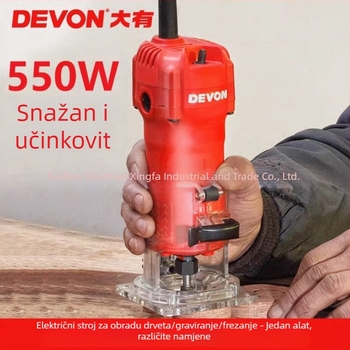 Stroj za drvo obradu: graviranje, frezanje i kaniliranje – model 1326-5-6, 220V, priključni napajanje, raspon napona 50–250V, višefunkcionalni DIY alat