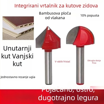 Xu Shen bočna freza - čelik, premazana, 90° V-oblik glodalica s krušnim dnom