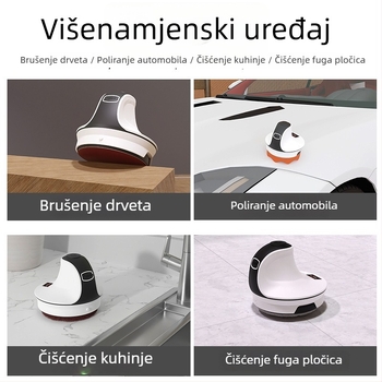 Kraftwell električni stroj za poliranje automobila, kućna upotreba, stolna polirka, poliranje, zaštitni sloj glaze i nanos voska, pogodna za male pločice